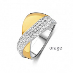 Orage - zilveren ring met zirconium - 39926