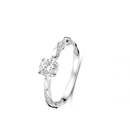 Naiomy zilveren ring met zirconium - 39939