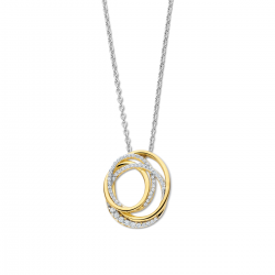 Naiomy zilveren halstketting met zirconium - 39940