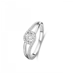 Naiomy zilveren ring met zirconium - 39952