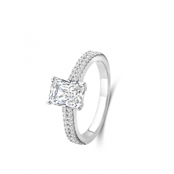 Naiomy zilveren ring met zirconium - 39954