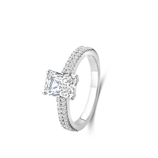 Naiomy zilveren ring met zirconium - 39954