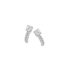Naiomy zilveren oorringen met zirconium - 39955