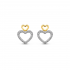 Naiomy zilveren oorringen met zirconium - 39958