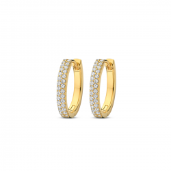 Naiomy zilveren oorringen met zirconium - 39960