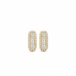 Naiomy zilveren oorringen met zirconium - 39964