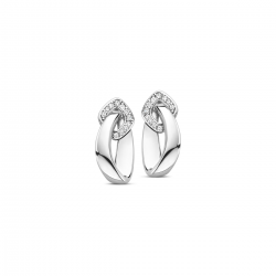 Naiomy zilveren oorringen met zirconium - 39967