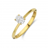 Facette - 14kt gouden ring met labo diamant 0.30ct - 40163