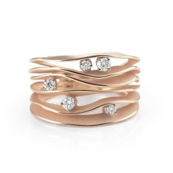 Cammilli - 18kt geel gouden ring met briljant 0.28ct - 40191