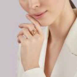 Cammilli - 18kt geel gouden ring met briljant 0.28ct - 40191