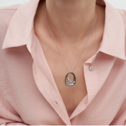 Cammilli - 18kt gouden hanger met diamant 0.41ct - 40192