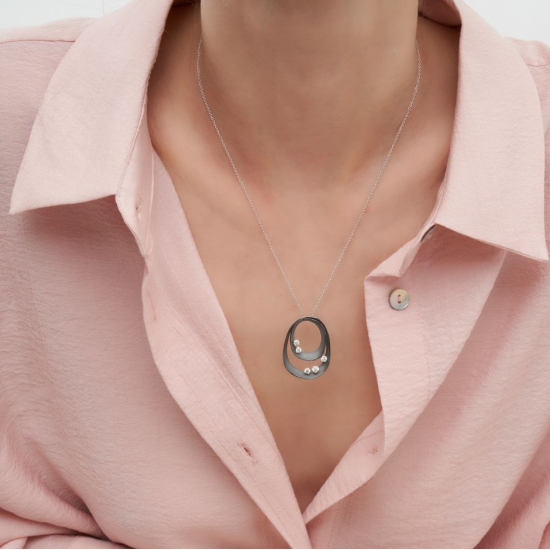 Cammilli - 18kt gouden hanger met diamant 0.41ct - 40192