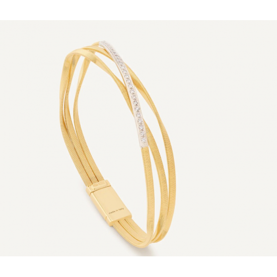 Marco Bicego - 18kt gouden armband met briljant 0.168ct - 40206