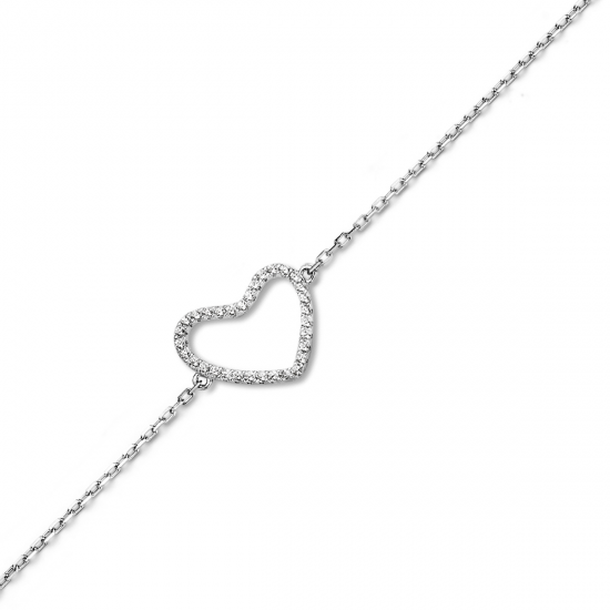 Naiomy zilveren armband met zirconium - 40222