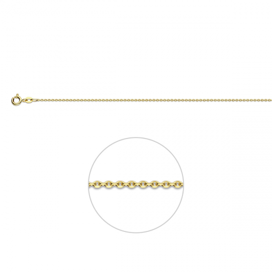 14kt gouden halsketting - 40278