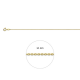 14kt gouden halsketting - 40278