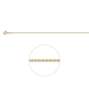 14kt gouden halsketting - 40280