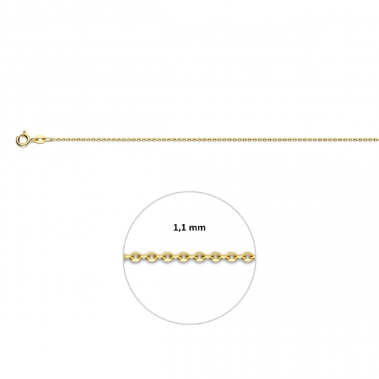 14kt gouden halsketting - 40280