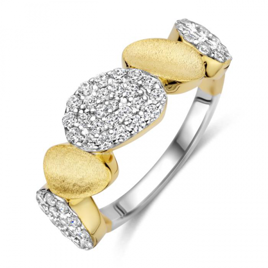 Silver Rose - zilveren ring met zirconium - 40282