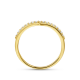 14kt gouden ring met labo diamant 0.17ct - 40304
