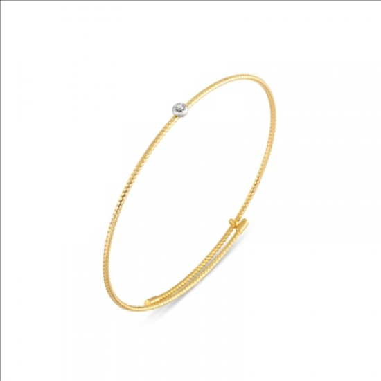 Ponte Vecchio - 18kt gouden armband met diamant 0.02ct - 40310