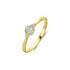 18kt gouden ring met zirconium - 40331