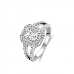 Naiomy - zilveren ring met zirconium - 40362
