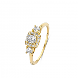 Naiomy - zilveren ring met zirconium - 40365