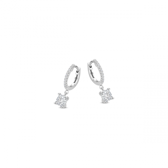 Naiomy - zilveren oorringen met zirconium - 40369