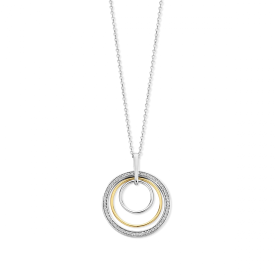 Naiomy - zilveren halsketting met zirconium - 40370