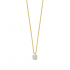 Flawless - 18kt gouden halsketting met labo diamant 0.30ct - 40418