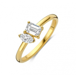 Flawless - 18kt gouden ring met labo diamanten 0.56ct - 40419
