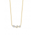 Flawless - 18kt gouden halsketting met labo diamanten 0.74ct - 40420