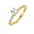 Flawless - 18kt gouden ring met labo diamanten 0.68ct - 40424