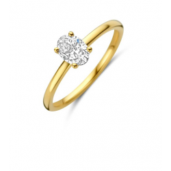 Flawless - 18kt gouden ring met labo diamant 0.51ct - 40426