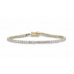 Zilveren armband met zirconium - 40443