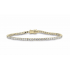 Zilveren armband met zirconium - 40443