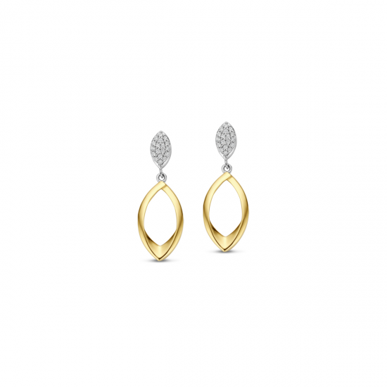Naiomy - zilveren oorringen met zirconium - 40535
