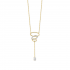 Naiomy - zilveren halsketting met zirconium - 40536