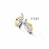 Orage - zilveren oorringen met zirconium - 40551