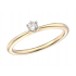 18kt gouden ring met diamant 0.11ct - 40554