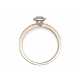 18kt gouden ring met diamant 0.41ct - 40555