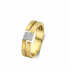 18kt gouden ring met diamant 0.08ct - 40608