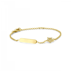 14kt gouden graveerarmband - 40623