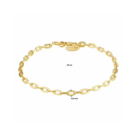 14kt gouden armband - 40563