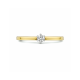 14kt gouden ring met diamant 0.10ct - 40463