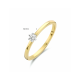 14kt gouden ring met diamant 0.10ct - 40463