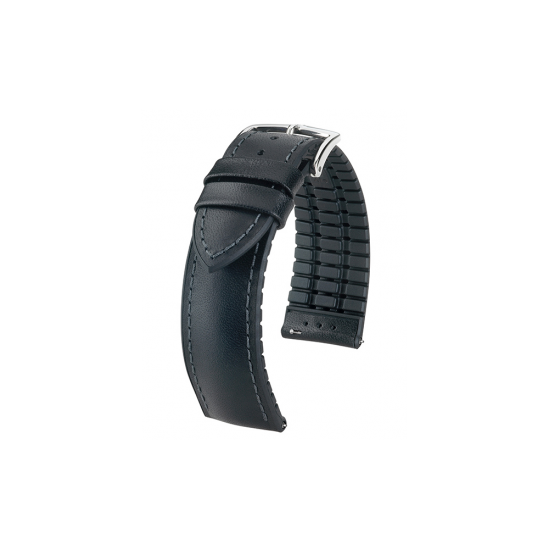 HIRSCH JAMES Leder/silicone band - 39328