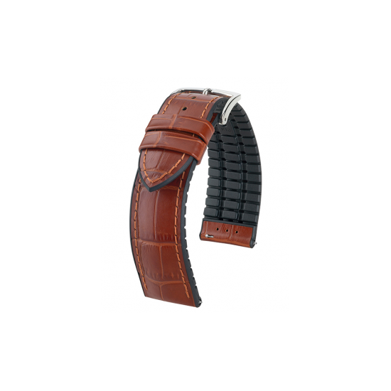 HIRSCH PAUL leder/silicone band - 39356