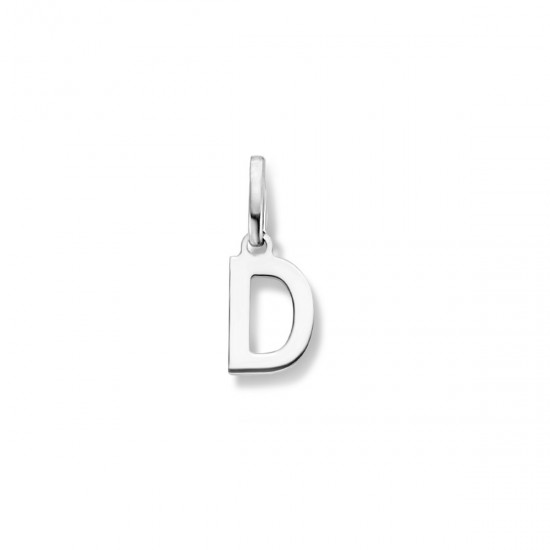 NAIOMY zilveren hanger - Letter D - 611929